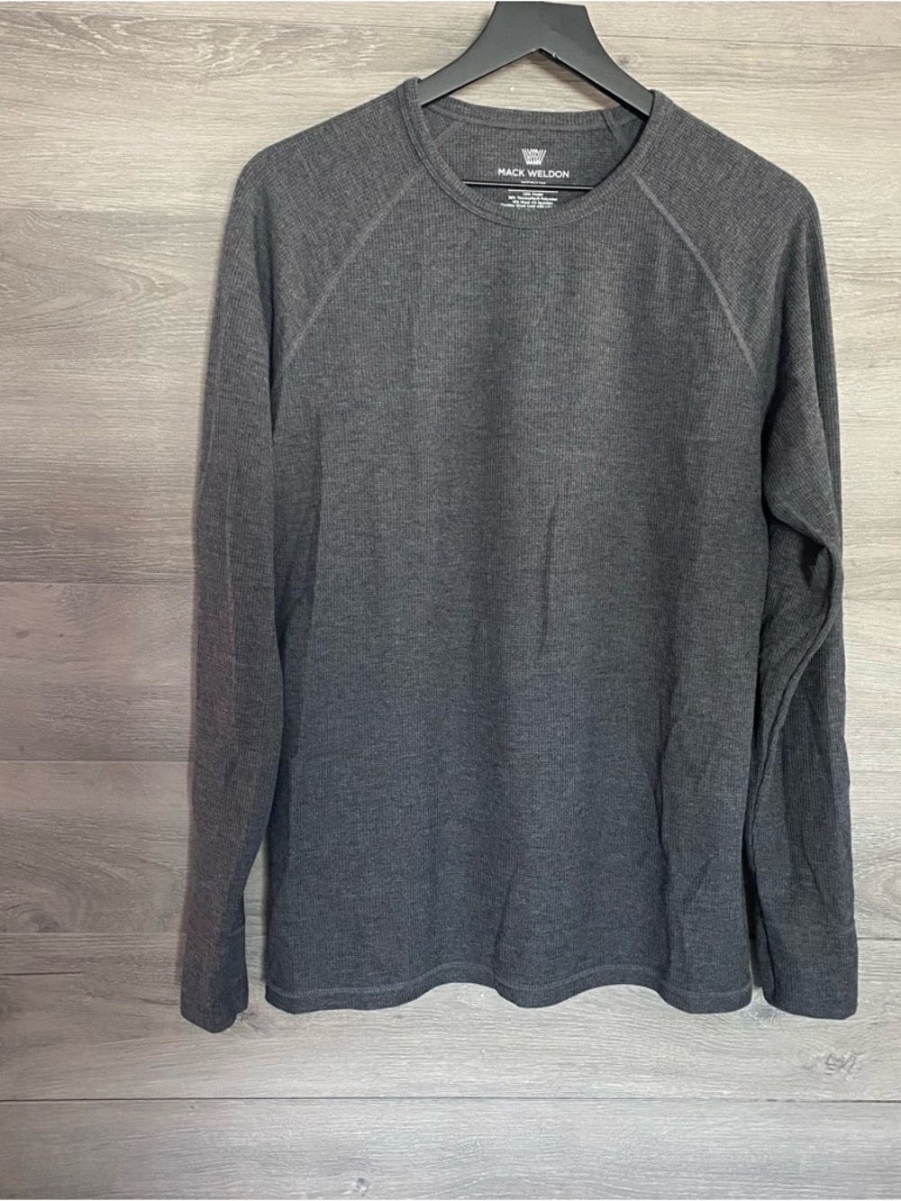 Mack Weldon Thermal Waffle Wool Blend Long Sleeve